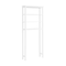 Alaterre Furniture Dover Over Toilet Organizer with Open Shelving ANDO72WH - alternate 4